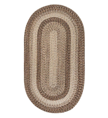 Plow & Hearth Area Rugs Indoor Living Indoor/Outdoor Oval Woodridge Braided Polypropylene Rug