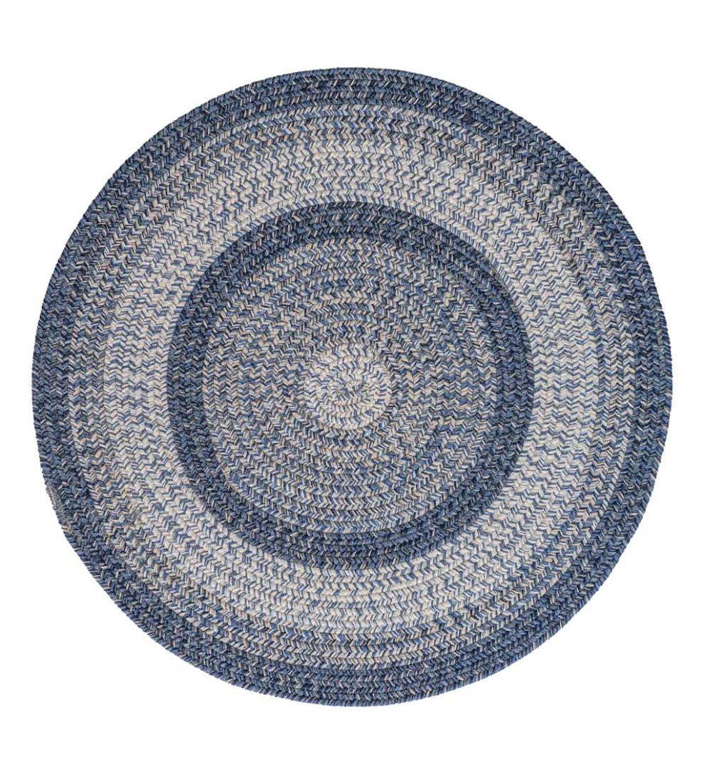 Plow & Hearth Area Rugs Indoor Living Indoor/Outdoor Oval Woodridge Braided Polypropylene Rug