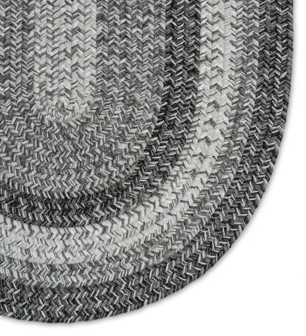 Plow & Hearth Area Rugs Indoor Living Indoor/Outdoor Oval Woodridge Braided Polypropylene Rug