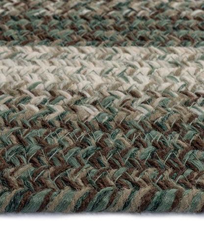Plow & Hearth Area Rugs Indoor Living Indoor/Outdoor Oval Woodridge Braided Polypropylene Rug