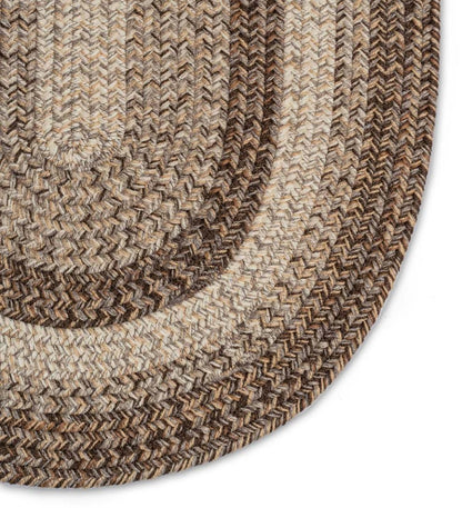 Plow & Hearth Area Rugs Indoor Living Indoor/Outdoor Oval Woodridge Braided Polypropylene Rug