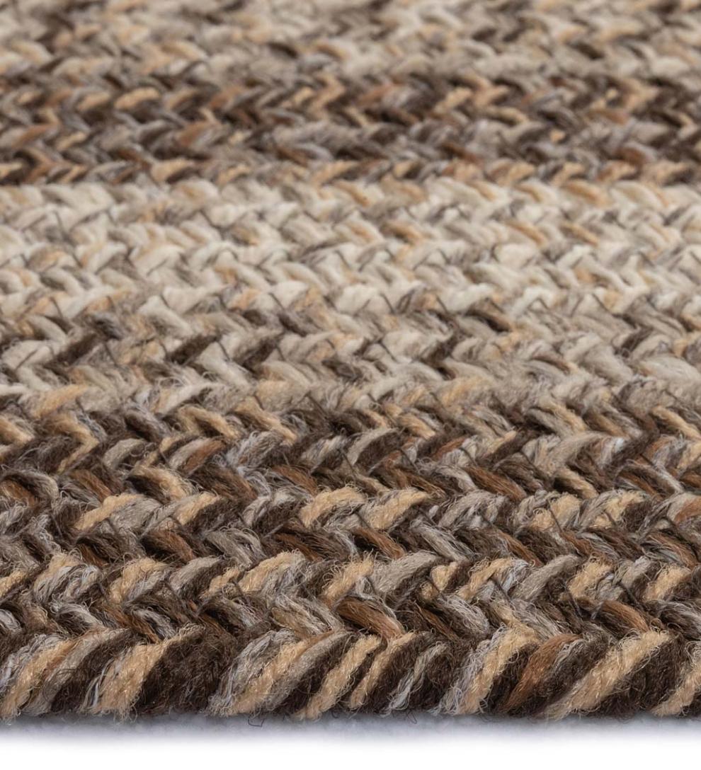 Plow & Hearth Area Rugs Indoor Living Indoor/Outdoor Oval Woodridge Braided Polypropylene Rug