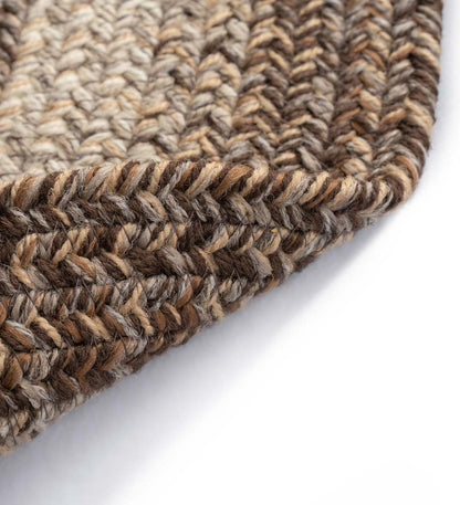 Plow & Hearth Area Rugs Indoor Living Indoor/Outdoor Oval Woodridge Braided Polypropylene Rug