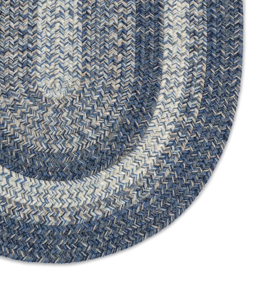 Plow & Hearth Area Rugs Indoor Living Indoor/Outdoor Oval Woodridge Braided Polypropylene Rug