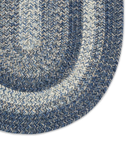 Plow & Hearth Area Rugs Indoor Living Indoor/Outdoor Oval Woodridge Braided Polypropylene Rug