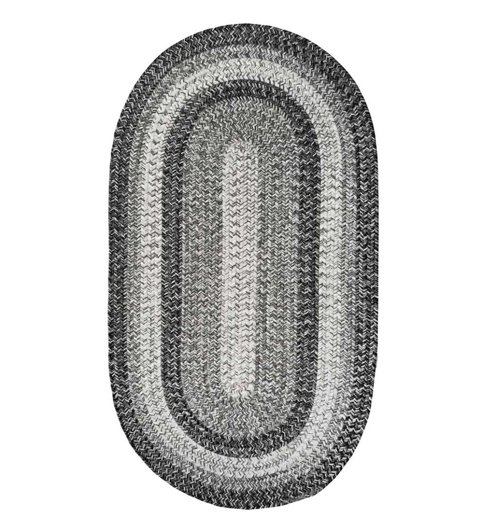 Plow & Hearth Area Rugs Indoor Living Indoor/Outdoor Oval Woodridge Braided Polypropylene Rug