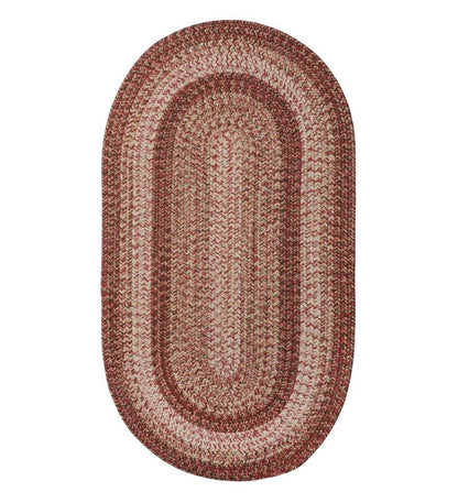 Plow & Hearth Area Rugs Indoor Living Indoor/Outdoor Oval Woodridge Braided Polypropylene Rug