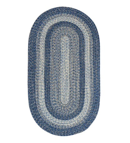 Plow & Hearth Area Rugs Indoor Living Indoor/Outdoor Oval Woodridge Braided Polypropylene Rug