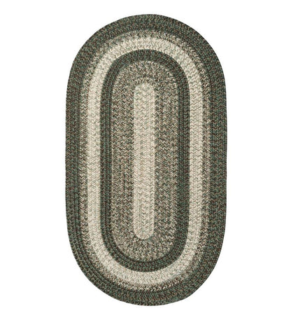 Plow & Hearth Area Rugs Indoor Living Indoor/Outdoor Oval Woodridge Braided Polypropylene Rug