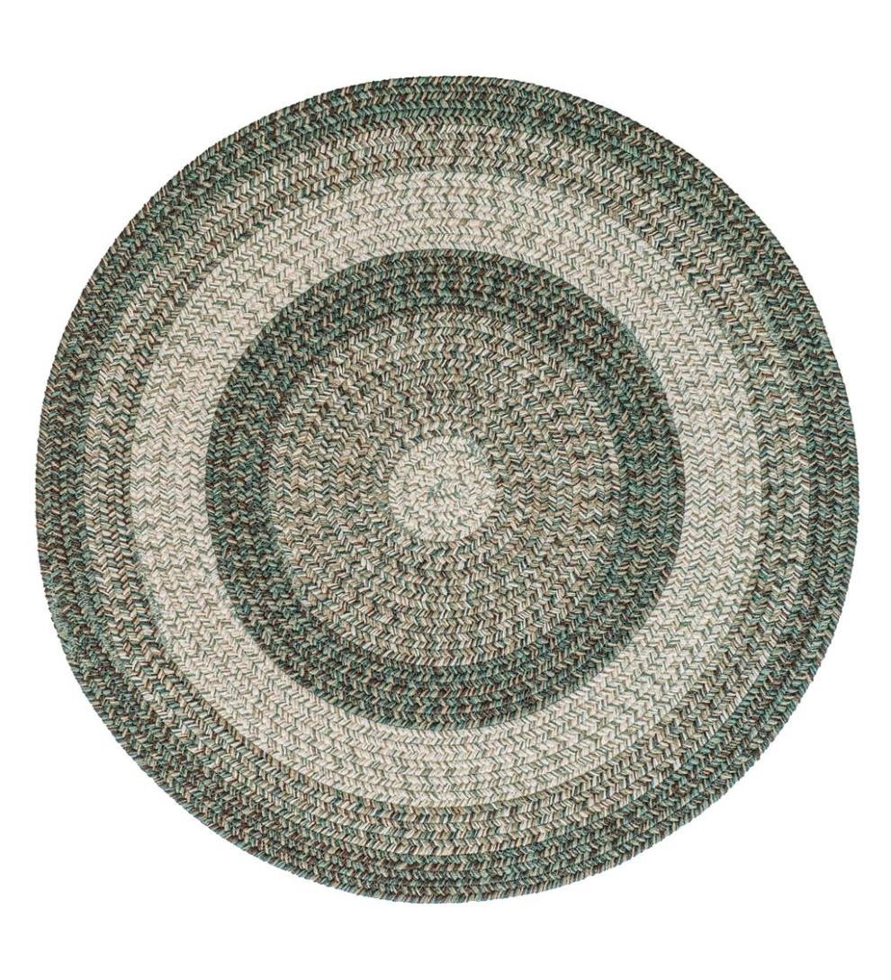 Plow & Hearth Area Rugs Indoor Living Indoor/Outdoor Oval Woodridge Braided Polypropylene Rug