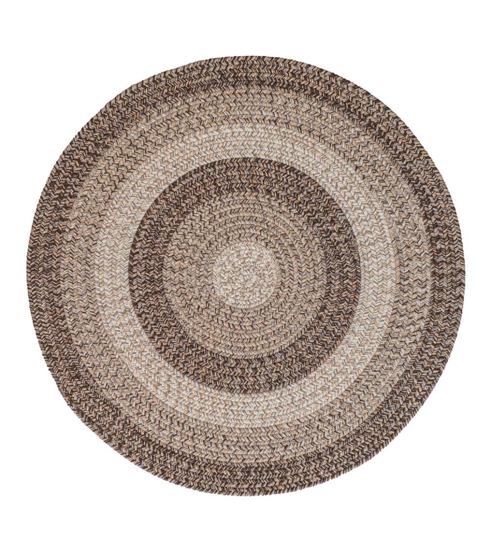 Plow & Hearth Area Rugs Indoor Living Indoor/Outdoor Oval Woodridge Braided Polypropylene Rug