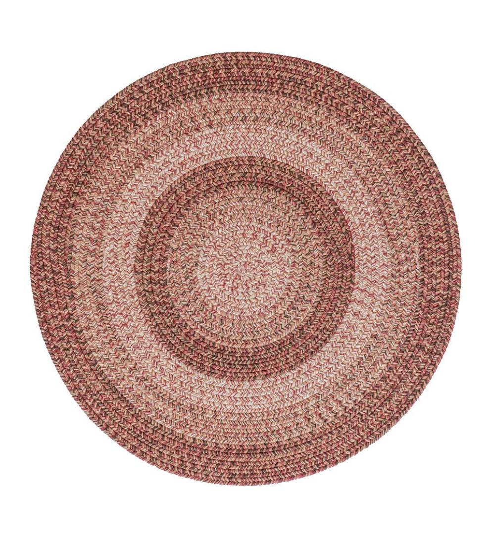 Plow & Hearth Area Rugs Indoor Living Indoor/Outdoor Oval Woodridge Braided Polypropylene Rug