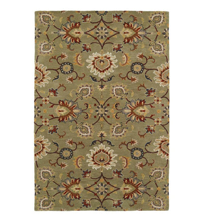 Plow & Hearth Area Rugs Indoor Living Lauren Floral Wool Area Rug