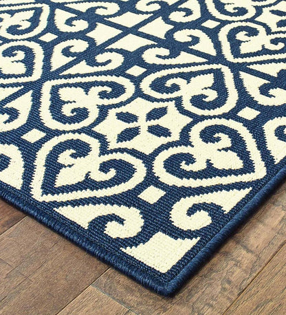 Plow & Hearth Area Rugs Indoor Living Marston Trellis Polypropylene Indoor/Outdoor Area Rug