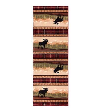 Plow & Hearth Area Rugs Indoor Living Moose Lodge Rug