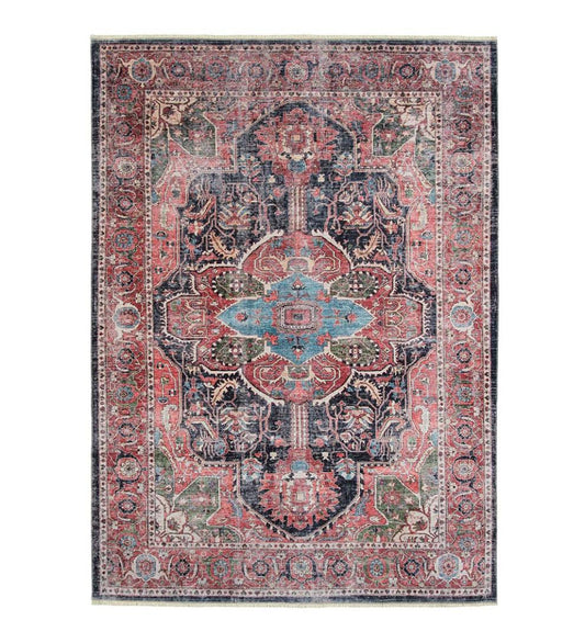 Plow & Hearth Area Rugs Indoor Living Riverside Dusk Easy-Care Polyester Area Rug