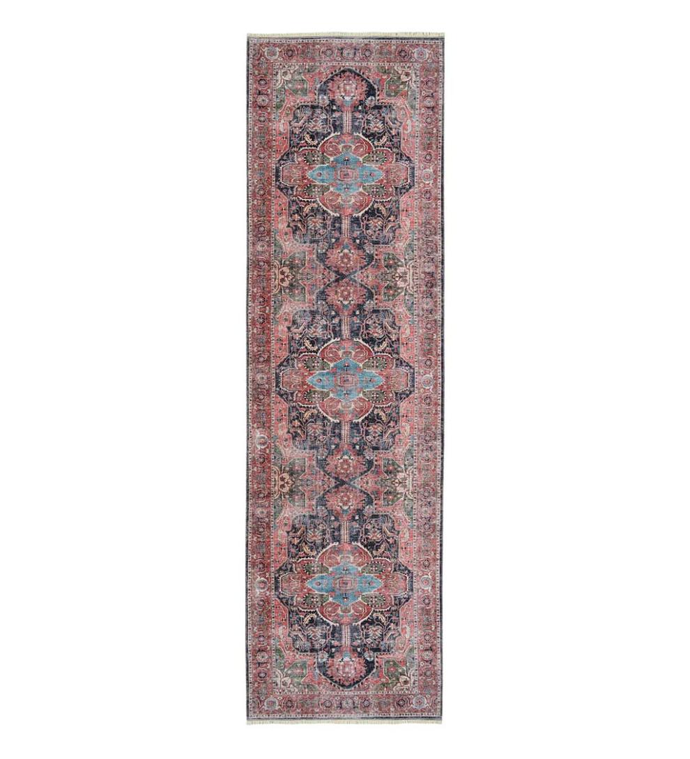 Plow & Hearth Area Rugs Indoor Living Riverside Dusk Easy-Care Polyester Area Rug