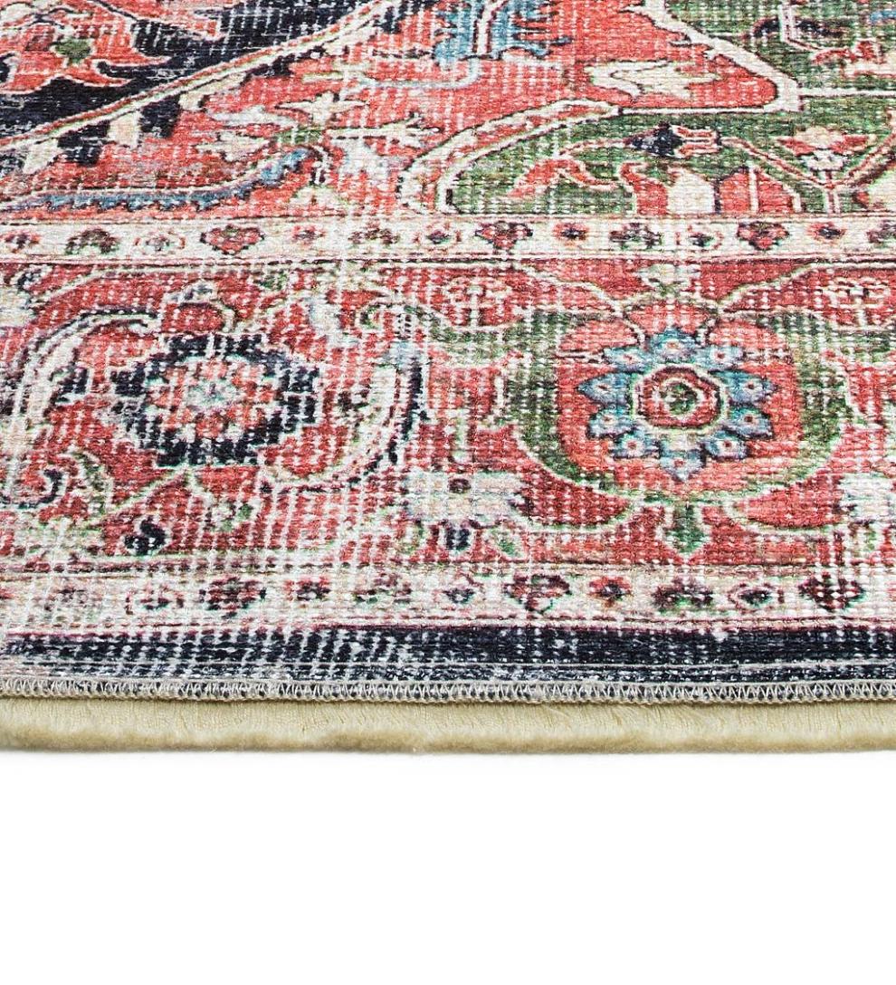 Plow & Hearth Area Rugs Indoor Living Riverside Dusk Easy-Care Polyester Area Rug
