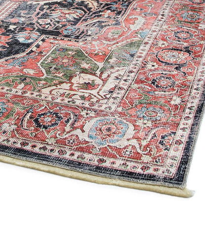 Plow & Hearth Area Rugs Indoor Living Riverside Dusk Easy-Care Polyester Area Rug