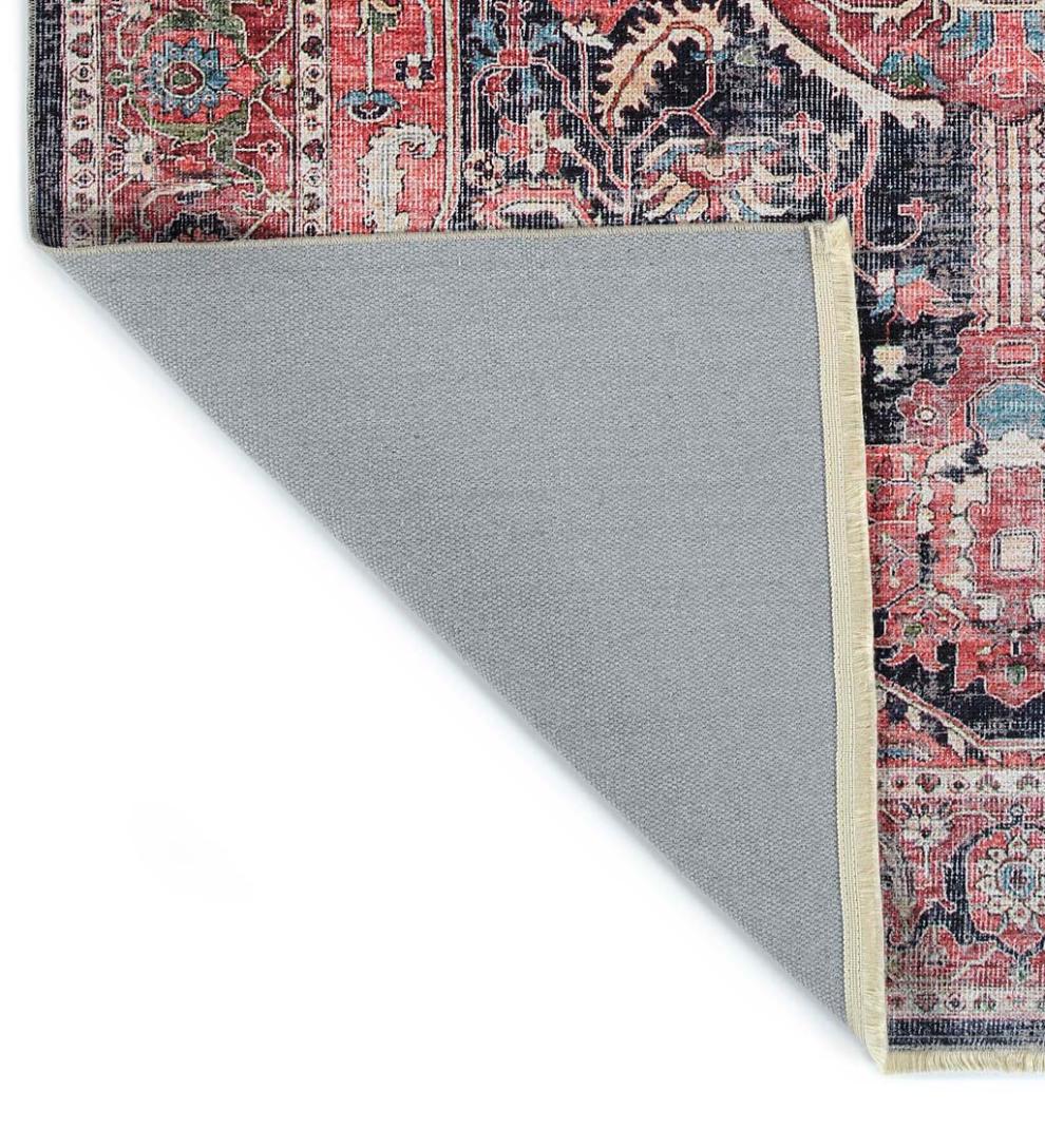 Plow & Hearth Area Rugs Indoor Living Riverside Dusk Easy-Care Polyester Area Rug
