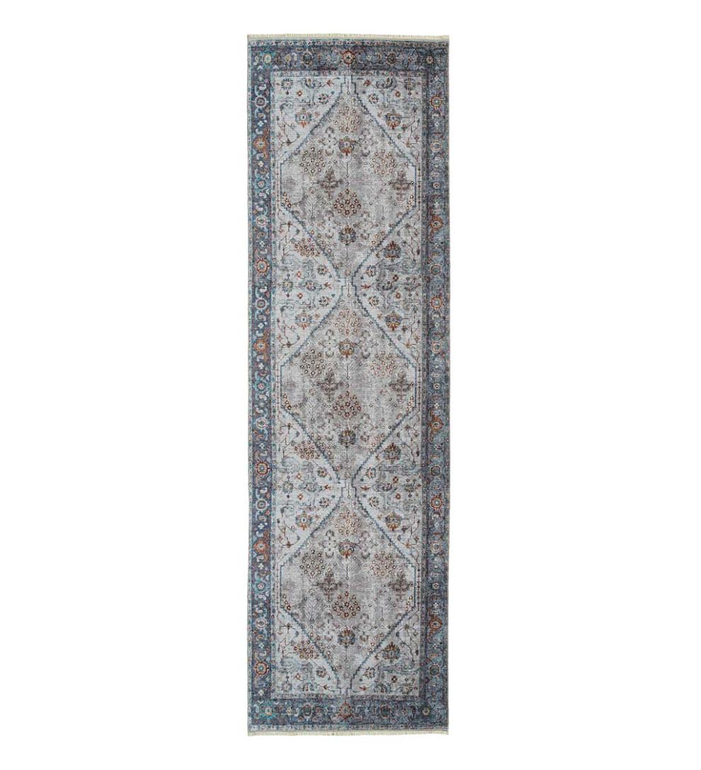 Plow & Hearth Area Rugs Indoor Living Riverside Starlight Easy-Care Polyester Area Rug