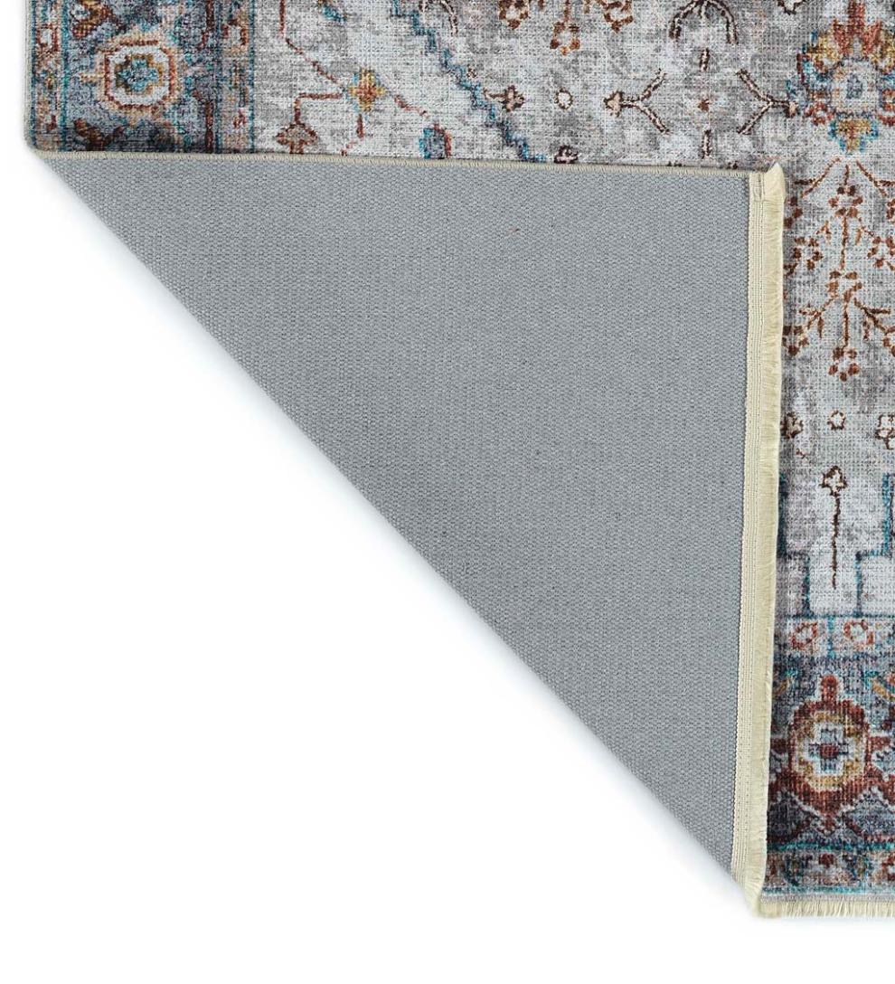 Plow & Hearth Area Rugs Indoor Living Riverside Starlight Easy-Care Polyester Area Rug