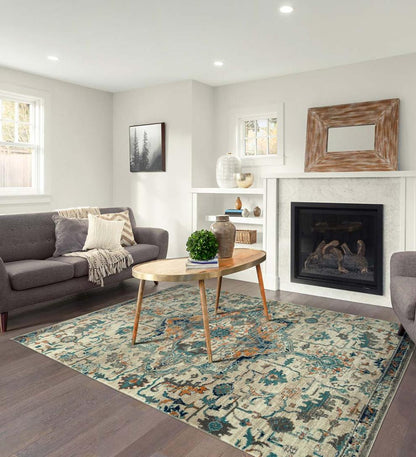 Plow & Hearth Area Rugs Indoor Living Springfield Panel Polyester Area Rug