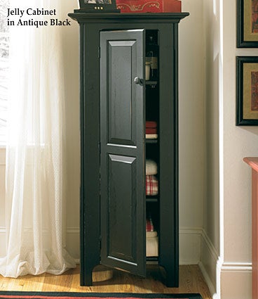 Plow & Hearth Bath Accessories Indoor Living Jelly Cabinet - Avocado Green