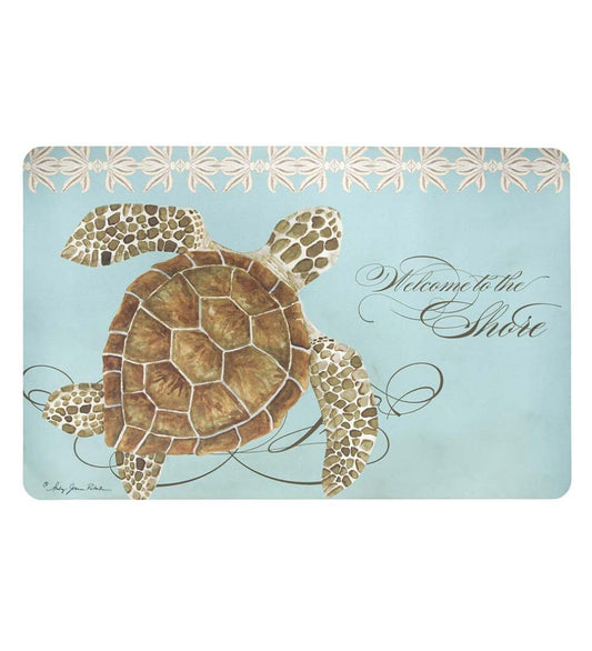 Plow & Hearth Bath Accessories Indoor Living Nautical Floor Mat - Octopus