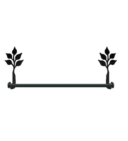 Plow & Hearth Bath Accessories Indoor Living Usa-Made Wrought Iron Decorative Towel Bars