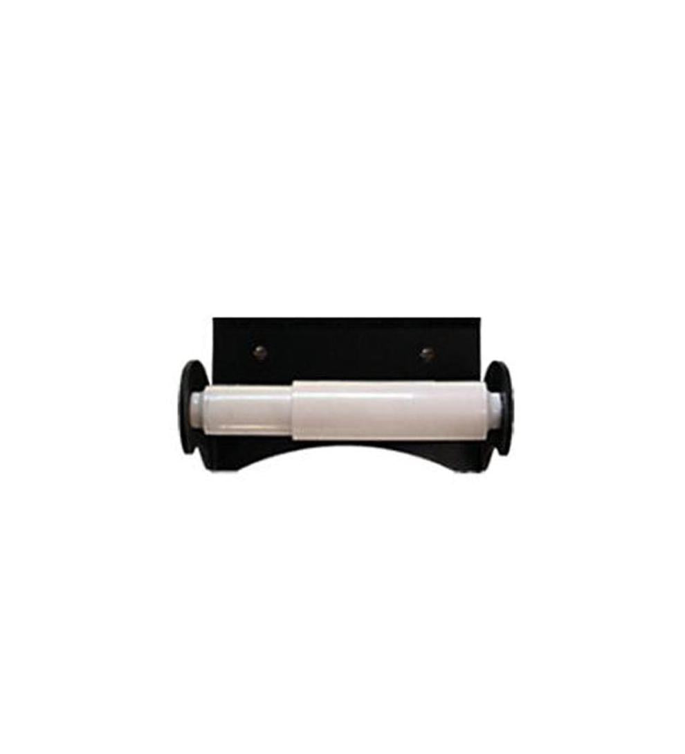 Plow & Hearth Bath Accessories Indoor Living Usa-Made Wrought Iron Roller-Style Toilet Paper Holder - Bear