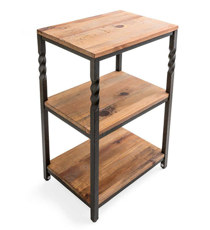 Plow & Hearth Bedroom Furniture Indoor Living Deep Creek End Table With Shelves