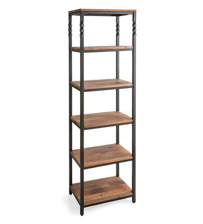 Plow & Hearth Bedroom Furniture Indoor Living Deep Creek Etagere Storage Stand With Shelves