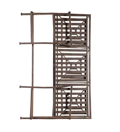 Plow & Hearth Benches & Chairs Outdoor Living Bronze Metal Garden Bench - Bronze