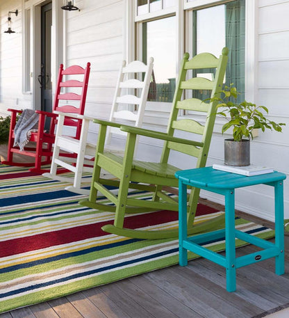 Plow & Hearth Benches & Chairs Outdoor Living Polywood® Outdoor Rocker And Side Table