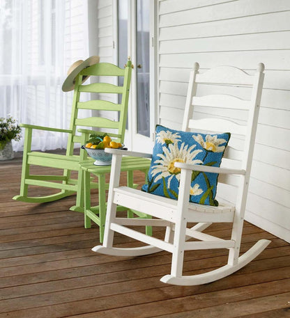 Plow & Hearth Benches & Chairs Outdoor Living Polywood® Outdoor Rocker And Side Table