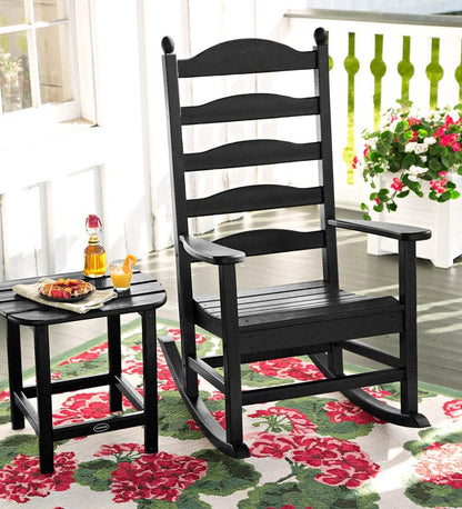 Plow & Hearth Benches & Chairs Outdoor Living Polywood® Outdoor Rocker And Side Table