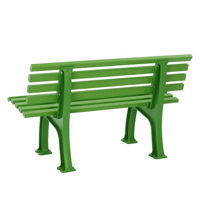 Plow & Hearth Benches & Chairs Outdoor Living Small 2-Seater Weatherproof Pvc Garden Bench - Apple