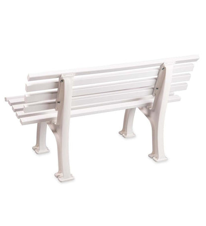 Plow & Hearth Benches & Chairs Outdoor Living Small 2-Seater Weatherproof Pvc Garden Bench - Apple