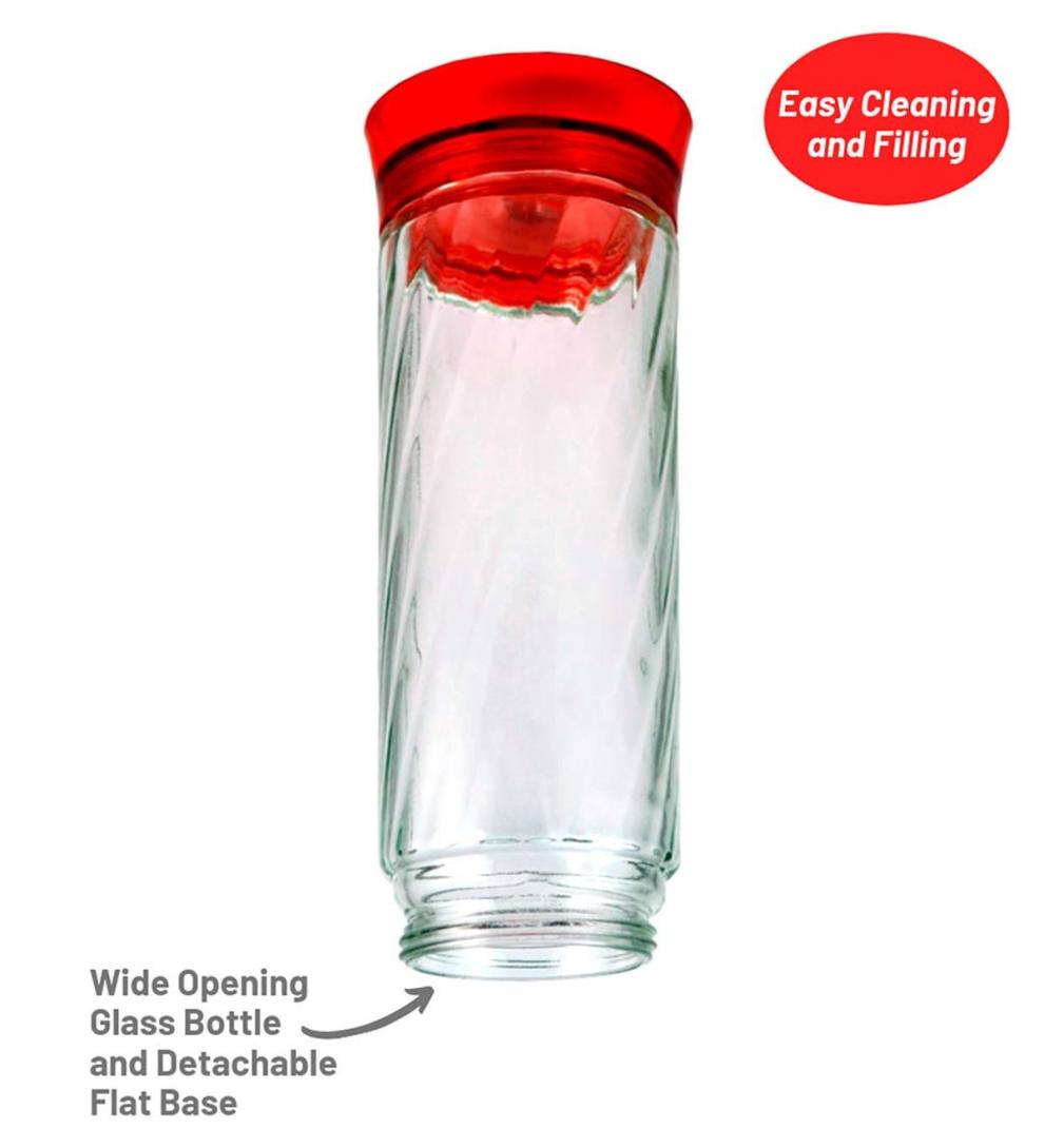 Plow & Hearth Bird Feeders Yard & Garden Diamond 30-Ounce Glass-Bottle Hummingbird Feeder