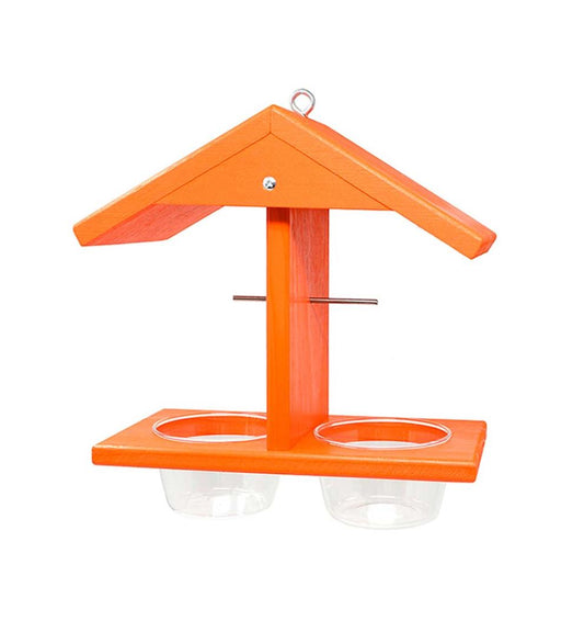 Plow & Hearth Bird Feeders Yard & Garden Double Fruit And Jelly Bird Feeder