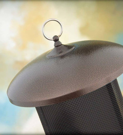 Plow & Hearth Bird Feeders Yard & Garden Giant Combo All-Metal Screen Bird Feeder