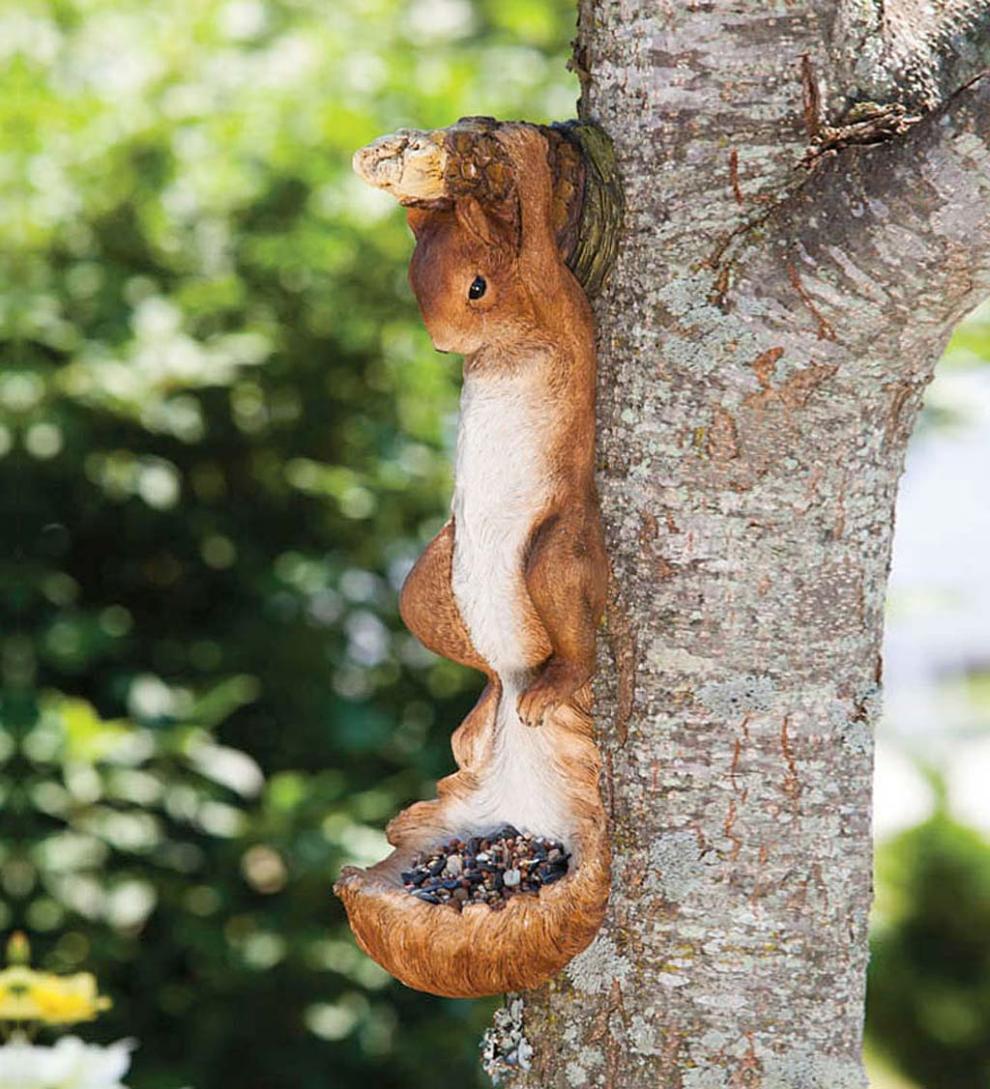 Plow & Hearth Bird Feeders Yard & Garden Hanging Squirrel Feeder