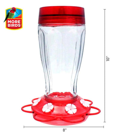 Plow & Hearth Bird Feeders Yard & Garden Jumbo 40-Ounce Hanging Hummingbird Feeder