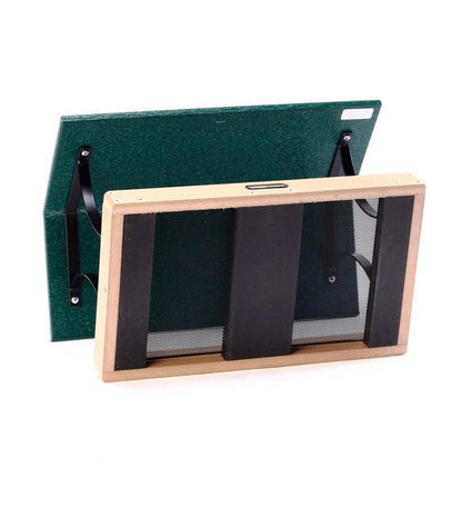 Plow & Hearth Bird Feeders Yard & Garden Large Poly-Lumber Fly-Through Bird Feeder