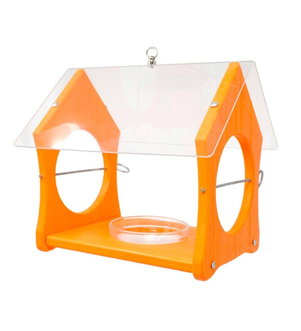 Plow & Hearth Bird Feeders Yard & Garden Oriole Bistro Hanging Bird Feeder