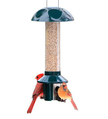 Plow & Hearth Bird Feeders Yard & Garden Pestoff Sunflower Mixed Seed Pest Proof Bird Feeder