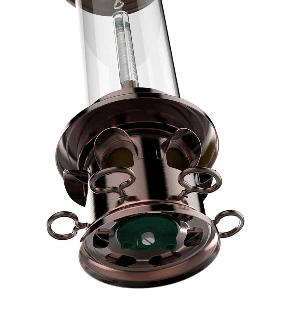 Plow & Hearth Bird Feeders Yard & Garden Squirrel-X5 Squirrel-Resistant Hanging Bird Feeder