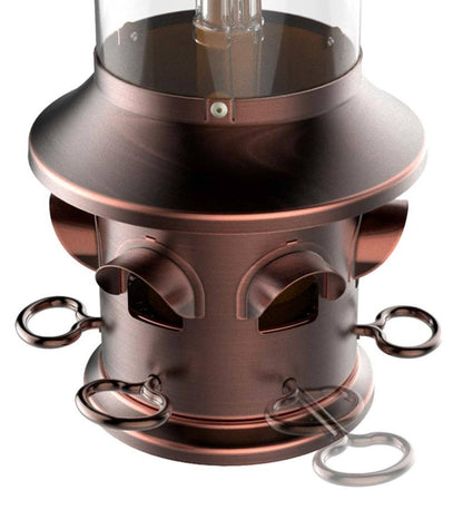 Plow & Hearth Bird Feeders Yard & Garden Squirrel-X5 Squirrel-Resistant Hanging Bird Feeder