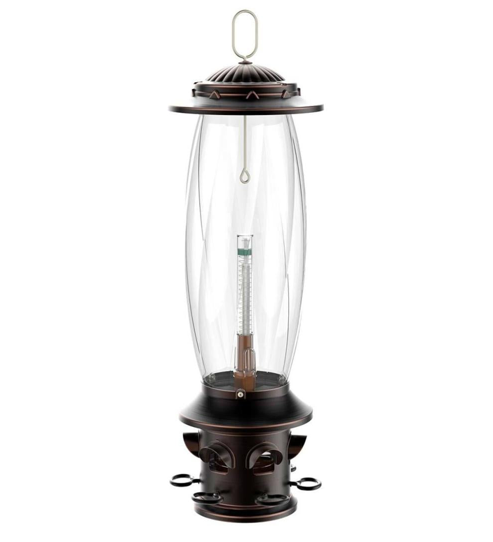 Plow & Hearth Bird Feeders Yard & Garden Squirrel-X6 Squirrel-Resistant Hanging Bird Feeder